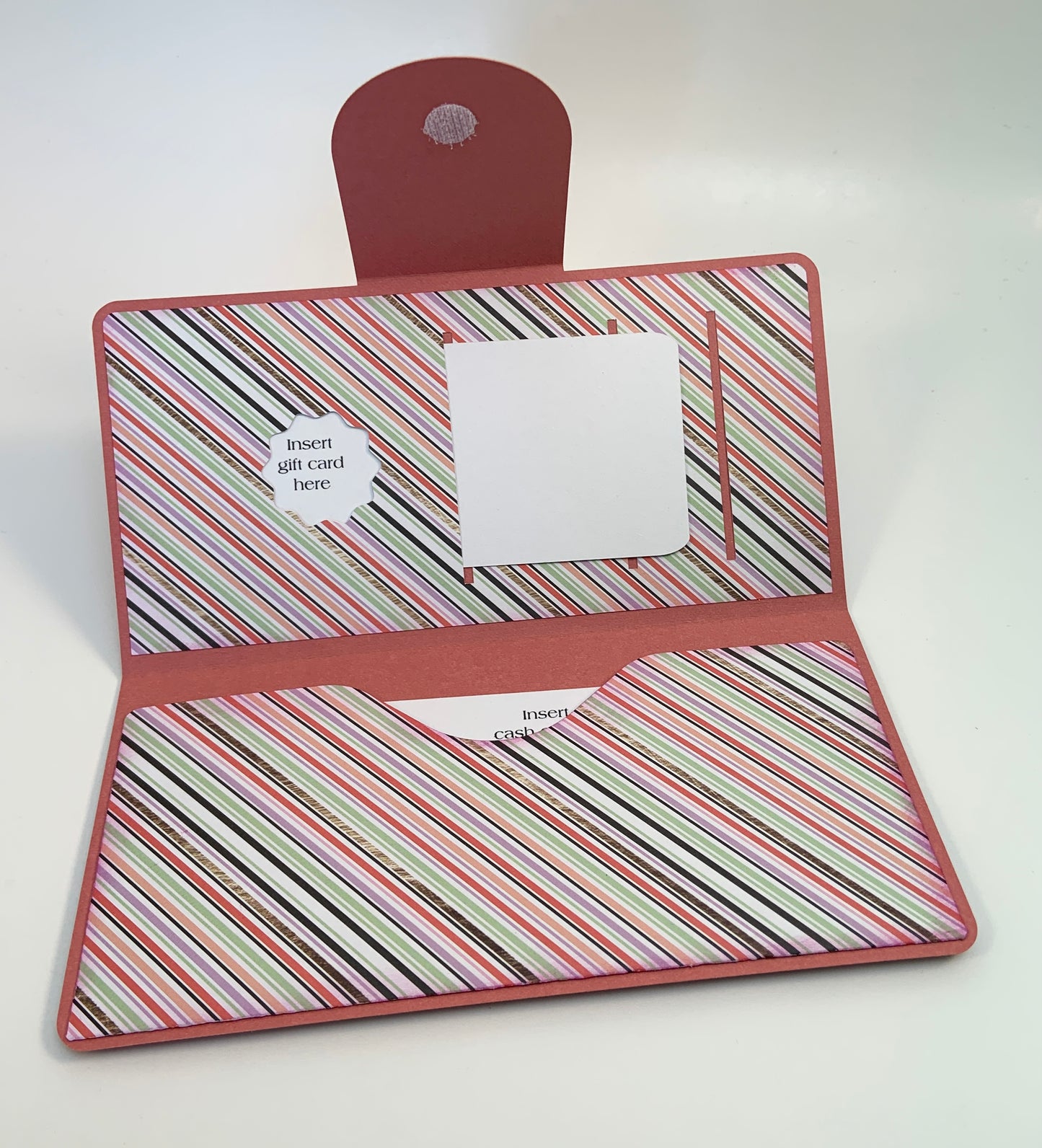 ALL OCCASION - Ladies "Wallet" Gift Card/Money Holder (Choice of Color)