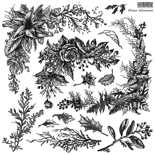 Stamp | WINTER ADORNMENT | IOD Iron Orchid Designs