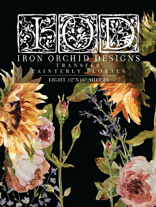 Transfer | PAINTERLY FLORALS | IOD Iron Orchid Designs