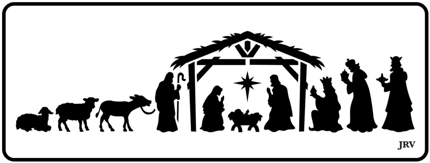 NATIVITY SCENE | JRV Stencils