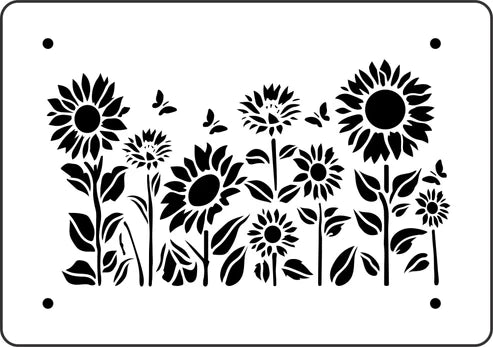 SUNFLOWER FIELDS | JRV Stencils