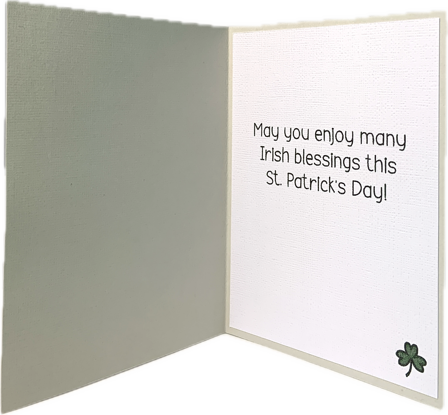 ST. PATRICK'S DAY Glitter Card - Happy St. Patty's Day