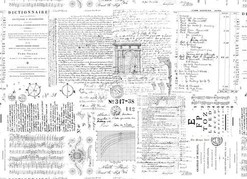 Typography Love - Roycycled Decoupage Paper FREE SHIPPING