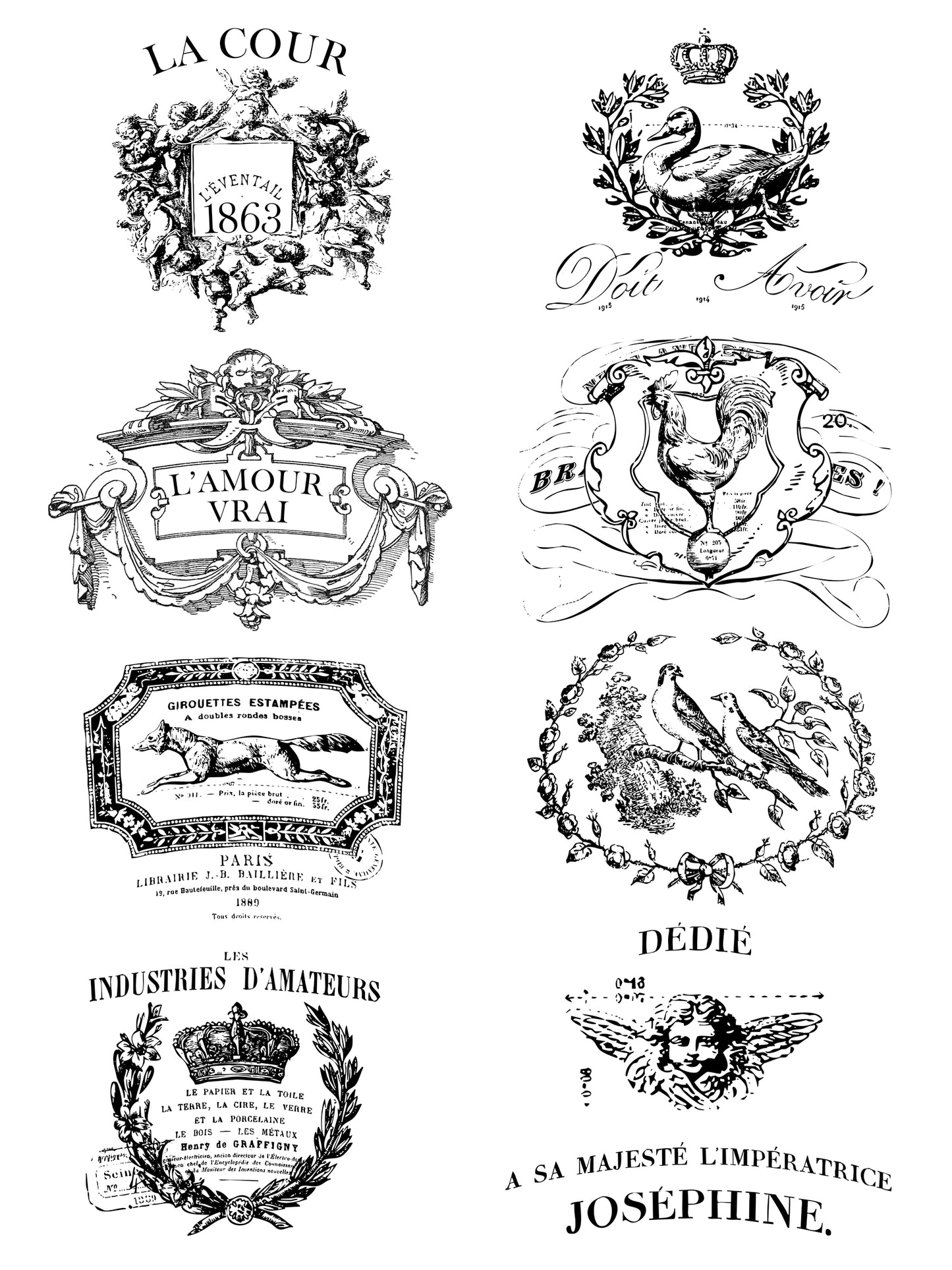 Transfer | TRADITIONAL POTS | IOD Iron Orchid Designs