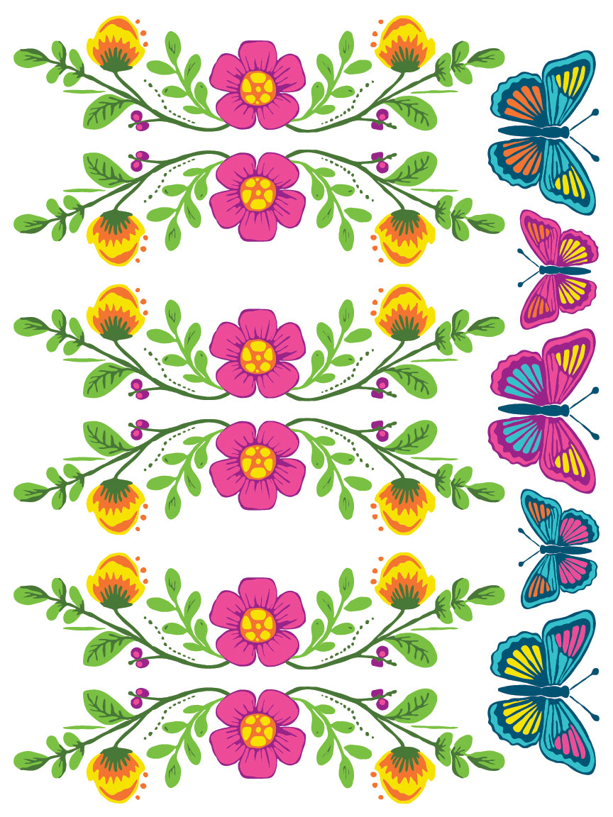 Paint Inlay | VIDA FLORA Designed by Debi Beard of DIY Paint | IOD Iron Orchid Designs