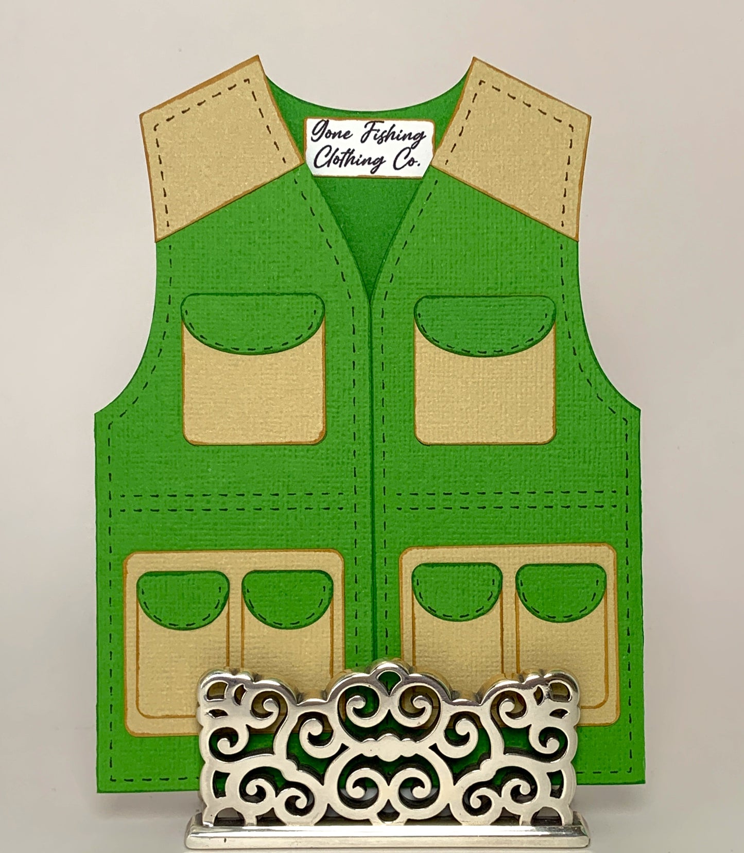 ALL OCCASION - Fisherman's Vest Gift Card Holder