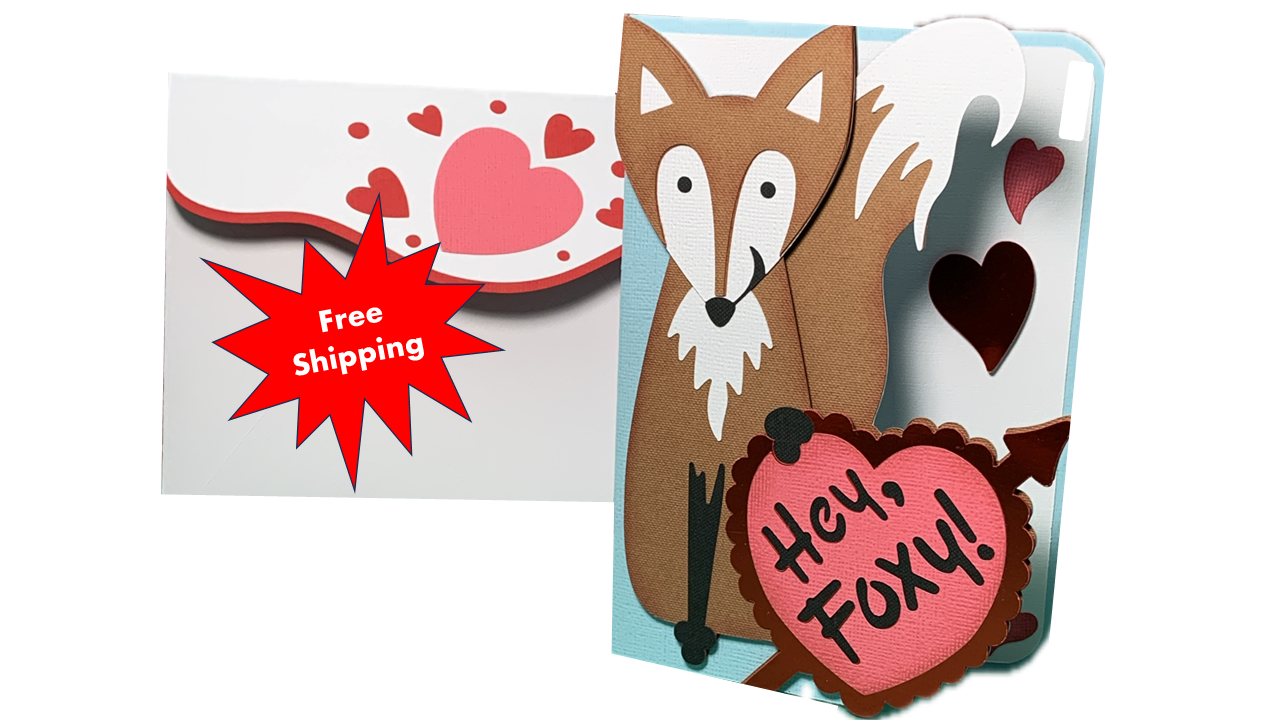 VALENTINE'S DAY - Hey Foxy! Card