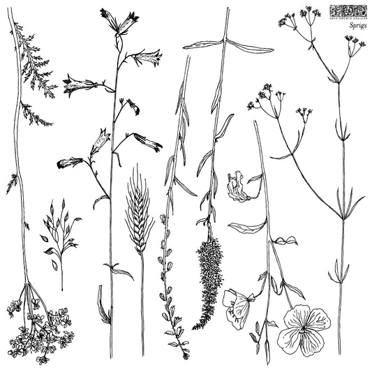 Stamp | SPRIGS | IOD Iron Orchid Designs