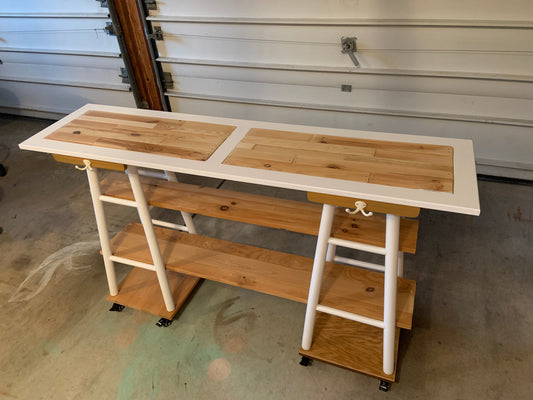 From $5 Barstools to a Rolling Display Cart: An Upcycling Adventure