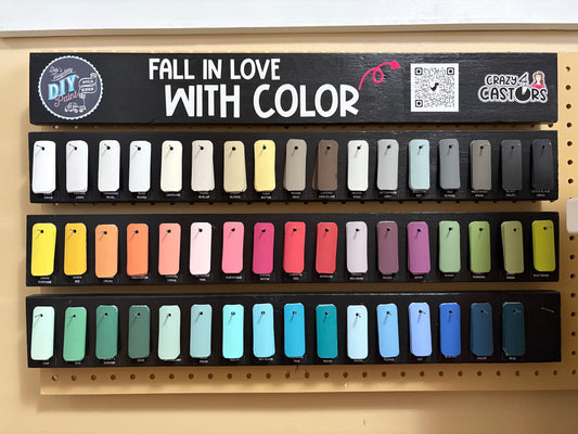 From Broken Mini Blinds to a 50-Color Paint Swatch Display