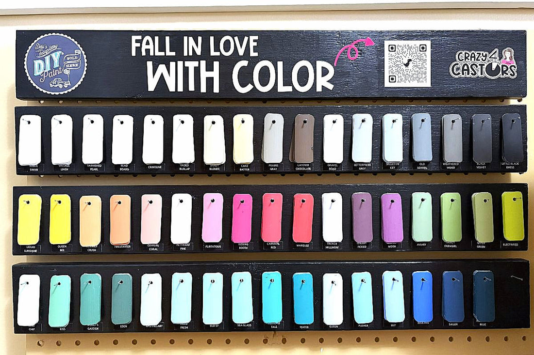 From Broken Mini Blinds to a 50-Color Paint Swatch Display
