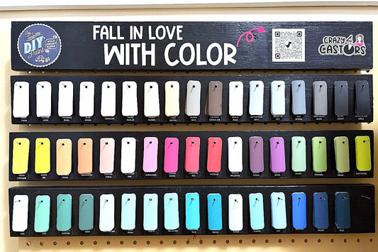 From Broken Mini Blinds to a 50-Color Paint Swatch Display