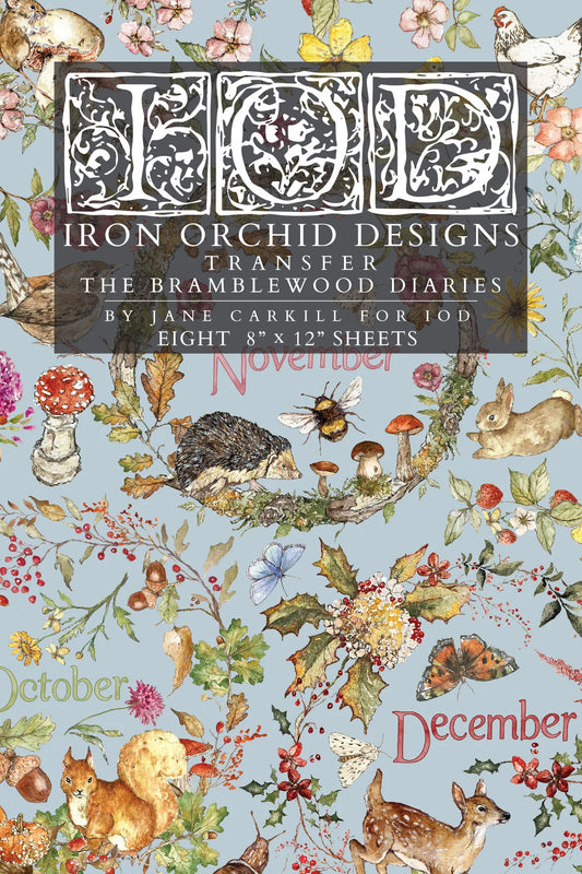 Transfer | THE BRAMBLEWOOD DIARIES | IOD Iron Orchid Designs