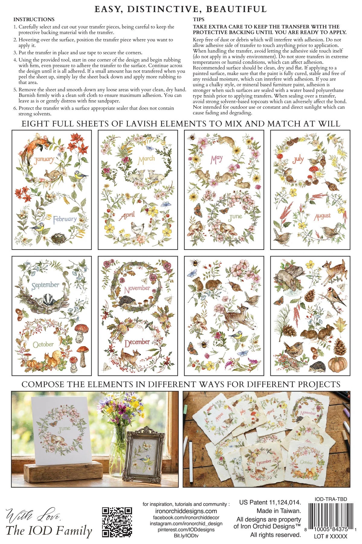 Transfer | THE BRAMBLEWOOD DIARIES | IOD Iron Orchid Designs