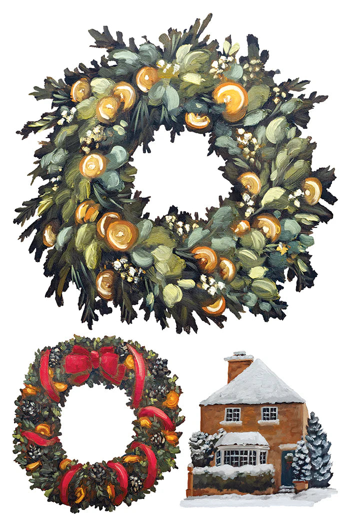 Transfer | A COTSWOLD CHRISTMAS | IOD Iron Orchid Designs LIMITED EDITION