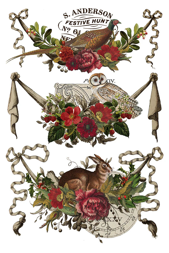 Transfer | STAG TAVERN | IOD Iron Orchid Designs LIMITED EDITION