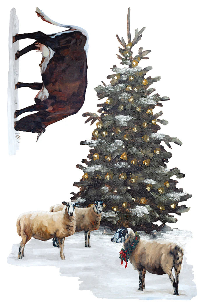 Transfer | A COTSWOLD CHRISTMAS | IOD Iron Orchid Designs LIMITED EDITION
