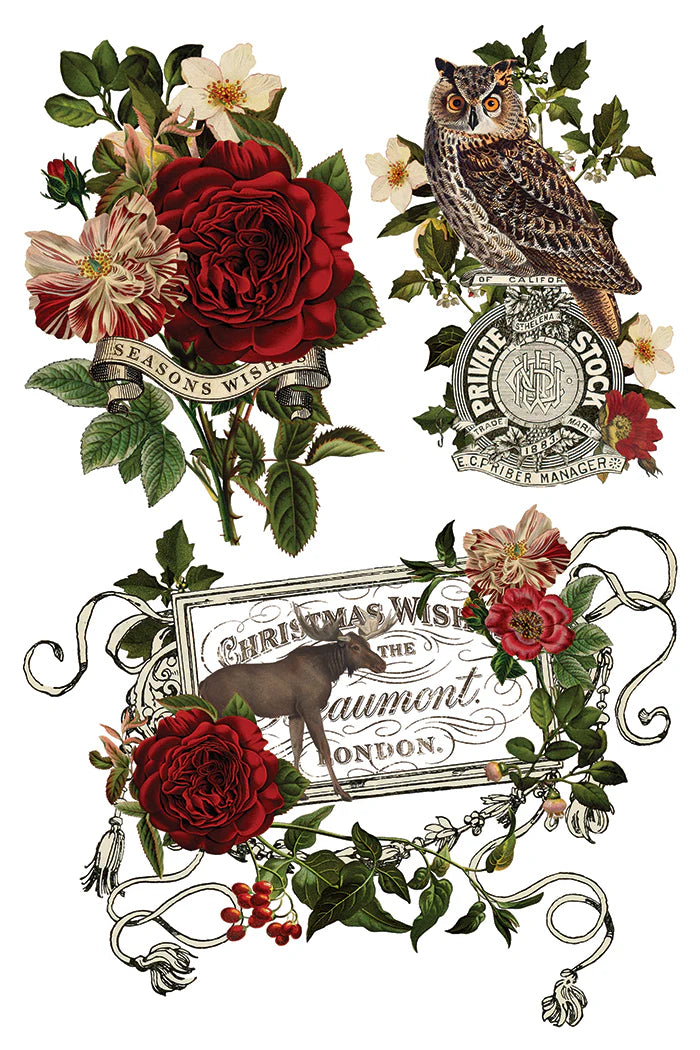 Transfer | STAG TAVERN | IOD Iron Orchid Designs LIMITED EDITION