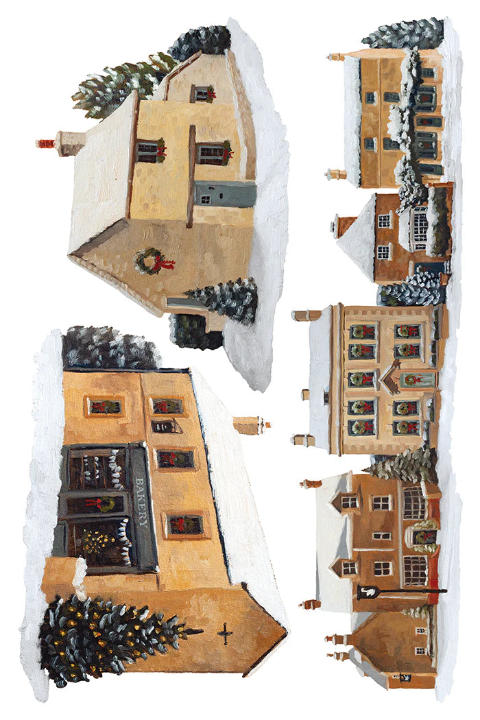 Transfer | A COTSWOLD CHRISTMAS | IOD Iron Orchid Designs LIMITED EDITION