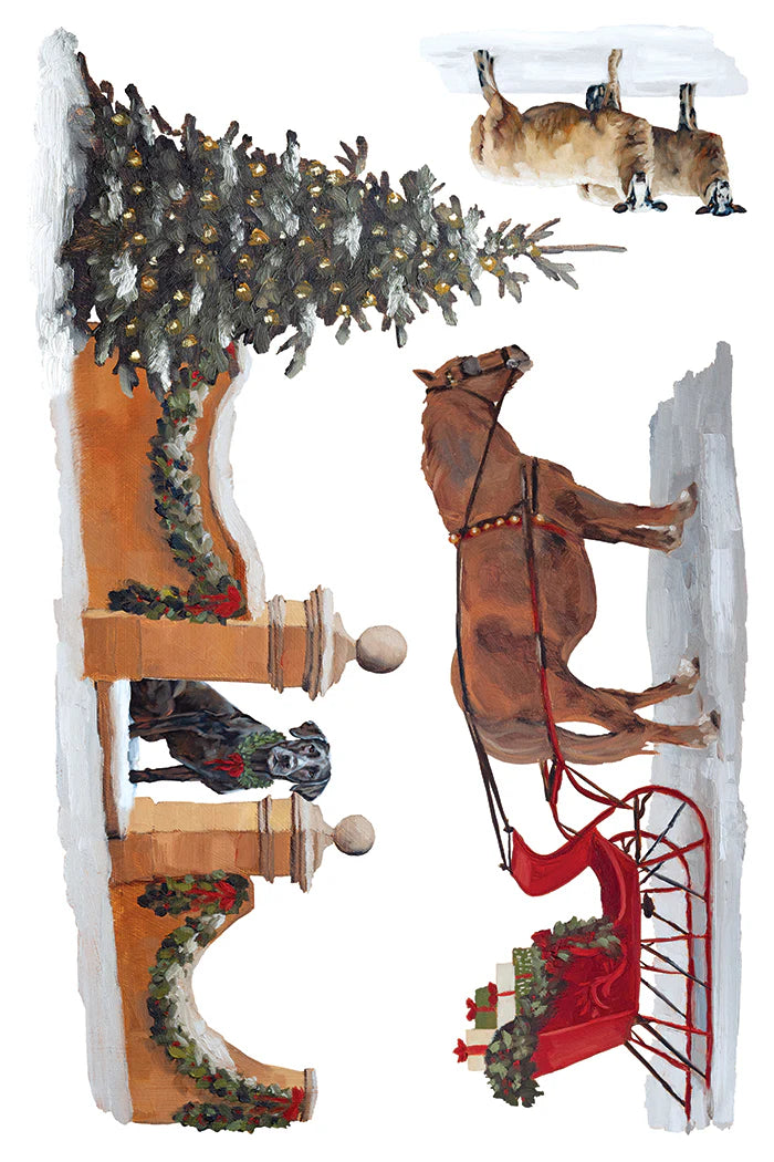 Transfer | A COTSWOLD CHRISTMAS | IOD Iron Orchid Designs LIMITED EDITION