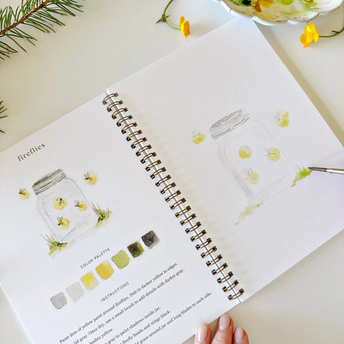Emily Lex Studio | CAMPING Watercolor Workbook