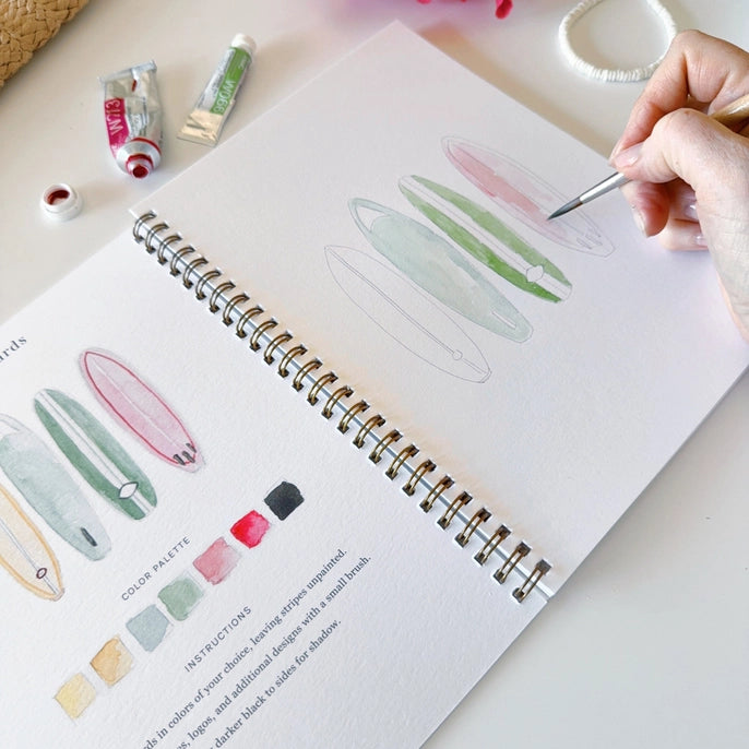 Emily Lex Studio | TROPICAL Watercolor Workbook
