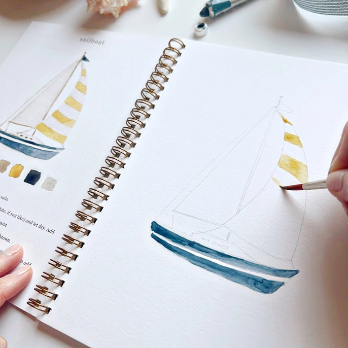 Emily Lex Studio | SEASIDE Watercolor Workbook