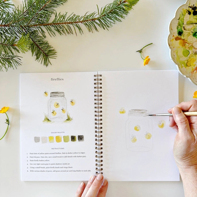 Emily Lex Studio | CAMPING Watercolor Workbook