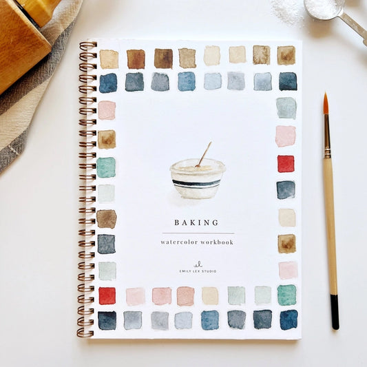 Emily Lex Studio | BAKING Watercolor Workbook