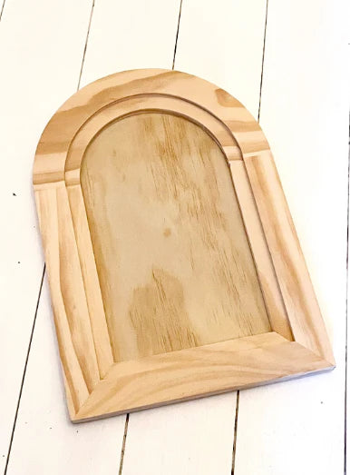 Wood Blanks | ARCHED WOOD GALLERY BLANK | IOD Iron Orchid Designs