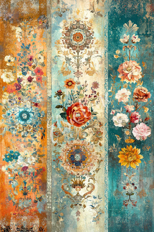 Boho Kantha Fusion - Elsie Lane DecoPosh Paper FREE SHIPPING