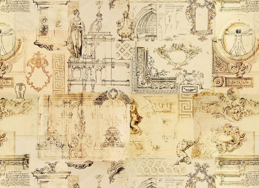 Classical Masterboard - Roycycled Decoupage Paper FREE SHIPPING