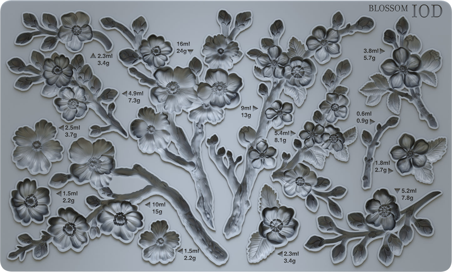 Mould | BLOSSOM | IOD Iron Orchid Designs
