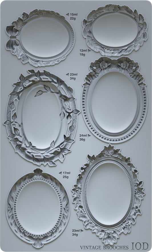 Mould | VINTAGE BROOCHES | IOD Iron Orchid Designs