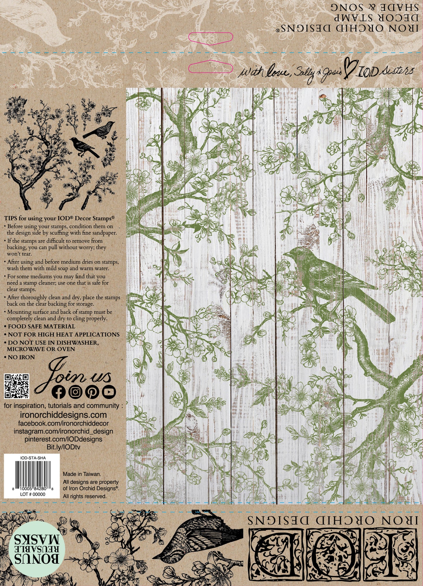 Stamp | SHADE & SONG | IOD Iron Orchid Designs