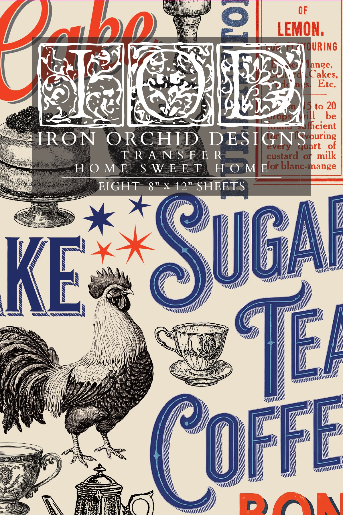 Transfer | HOME SWEET HOME | IOD Iron Orchid Designs