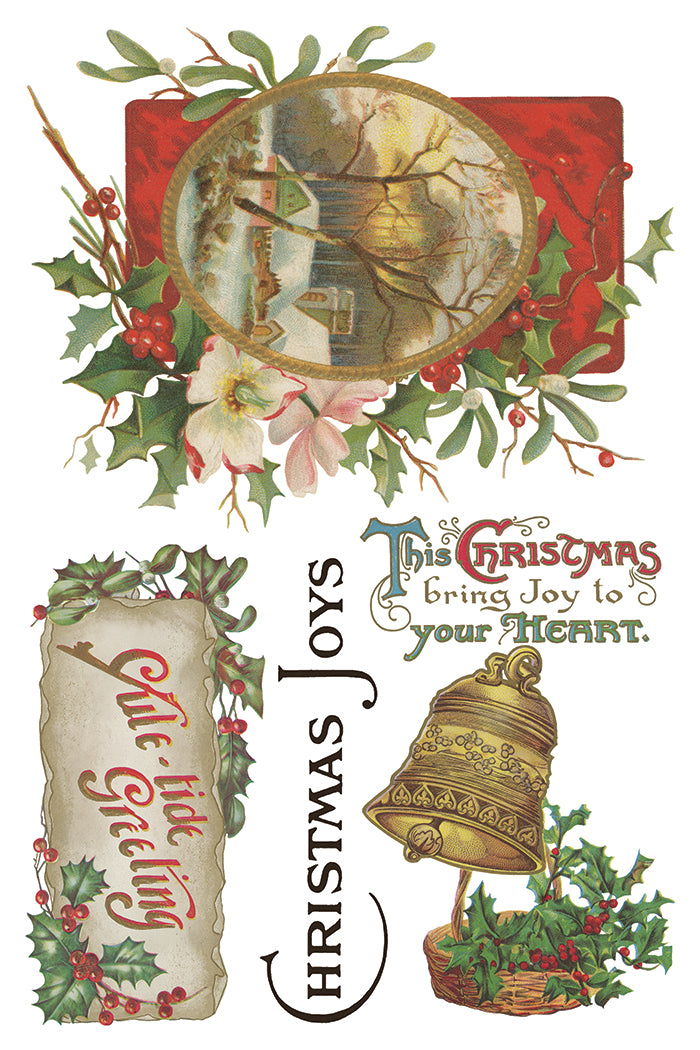 Transfer | CHRISTMAS JOY | IOD Iron Orchid Designs