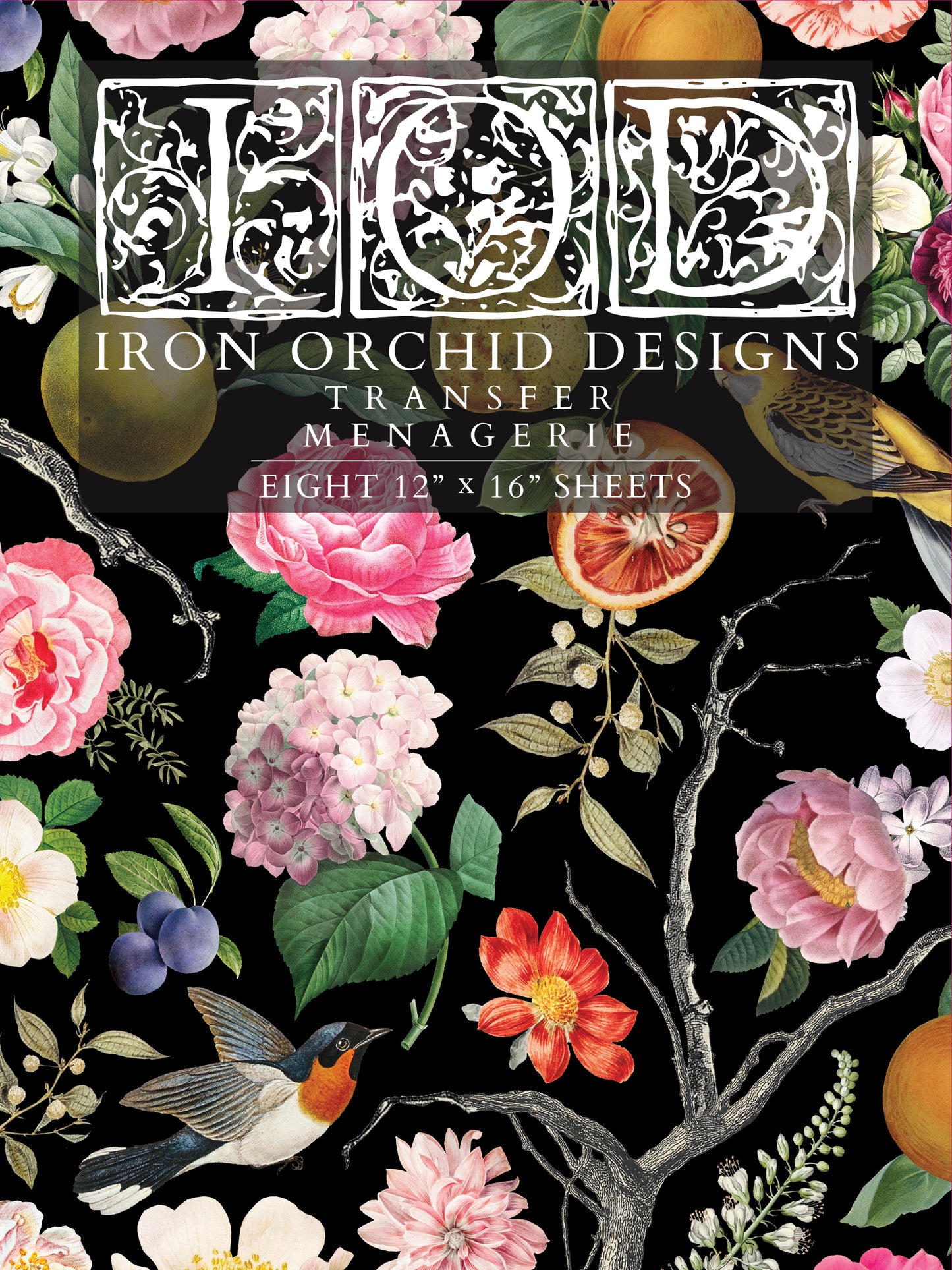 Transfer | MENAGERIE | IOD Iron Orchid Designs