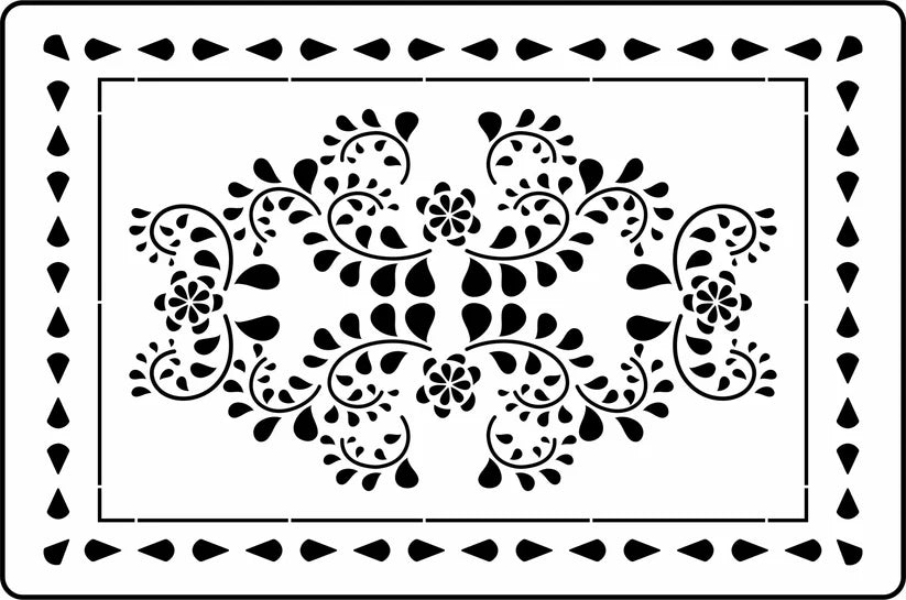 FOLK ART PANEL | JRV Stencils