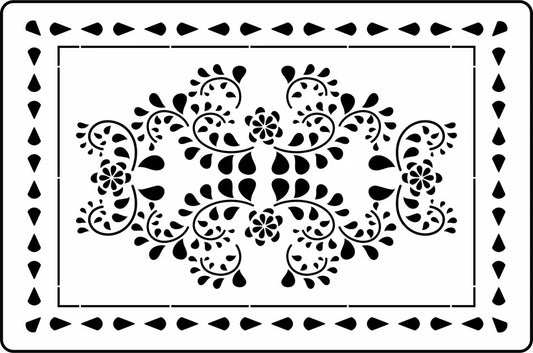 FOLK ART PANEL | JRV Stencils