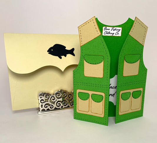 ALL OCCASION - Fisherman's Vest Gift Card Holder