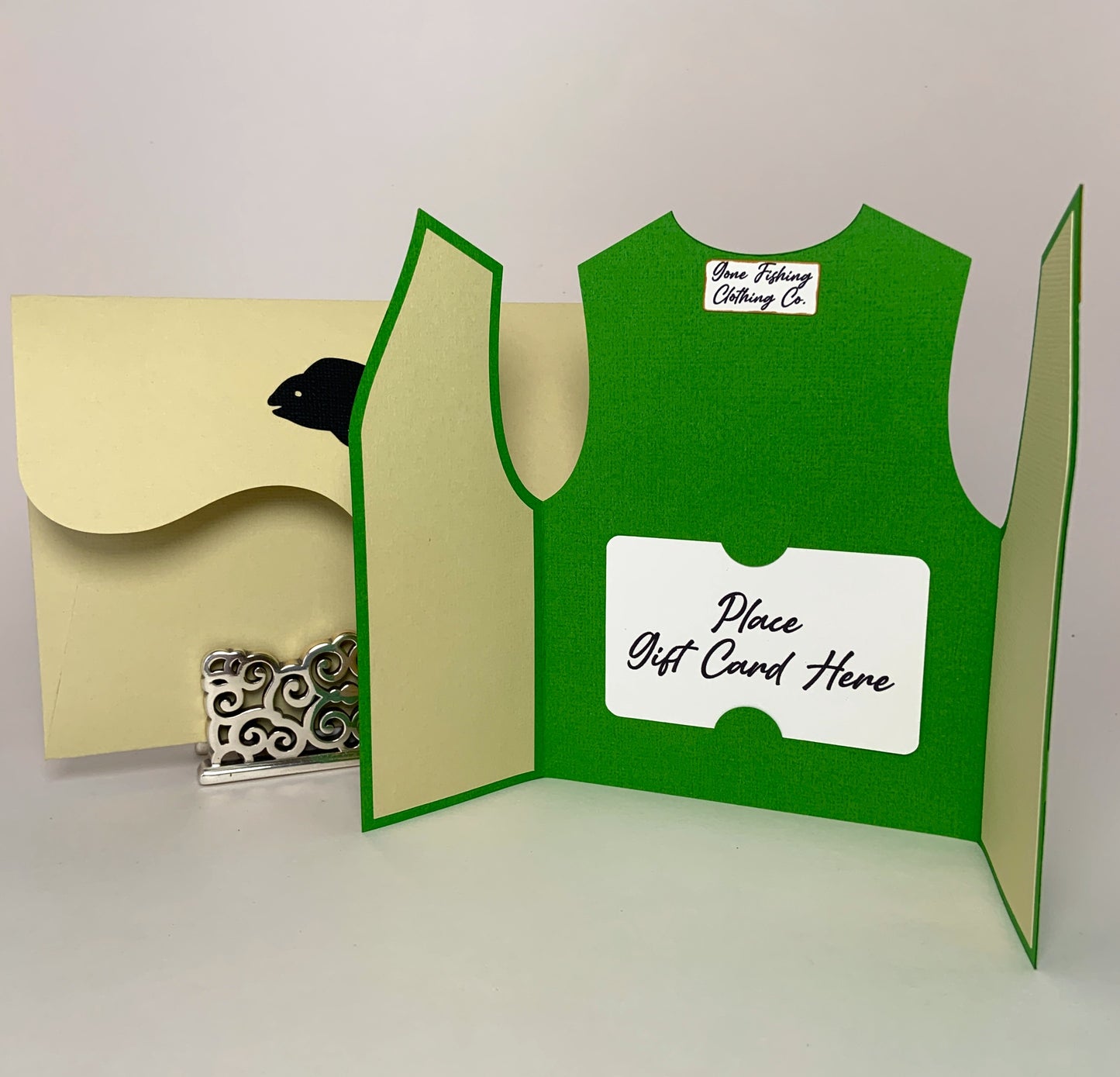 ALL OCCASION - Fisherman's Vest Gift Card Holder