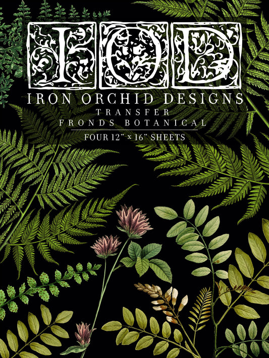 Transfer | FRONDS BOTANICAL | IOD Iron Orchid Designs