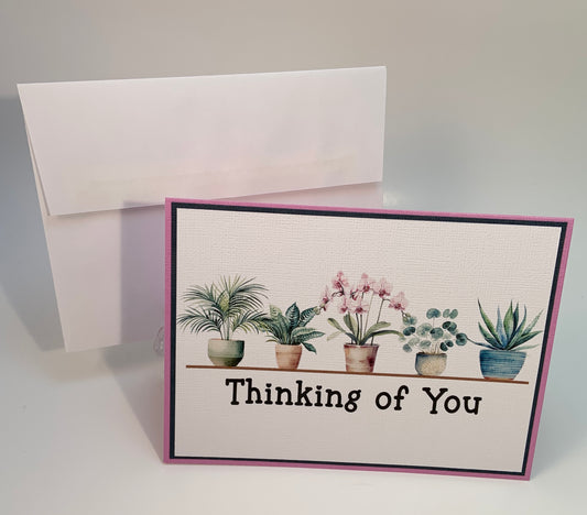 THINKING OF YOU - Thinking of You Card (Choice of Font Size)