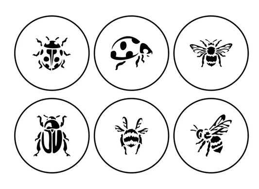 INSECTS | JRV Stencils Designed by Debi from Debi's Design Diary