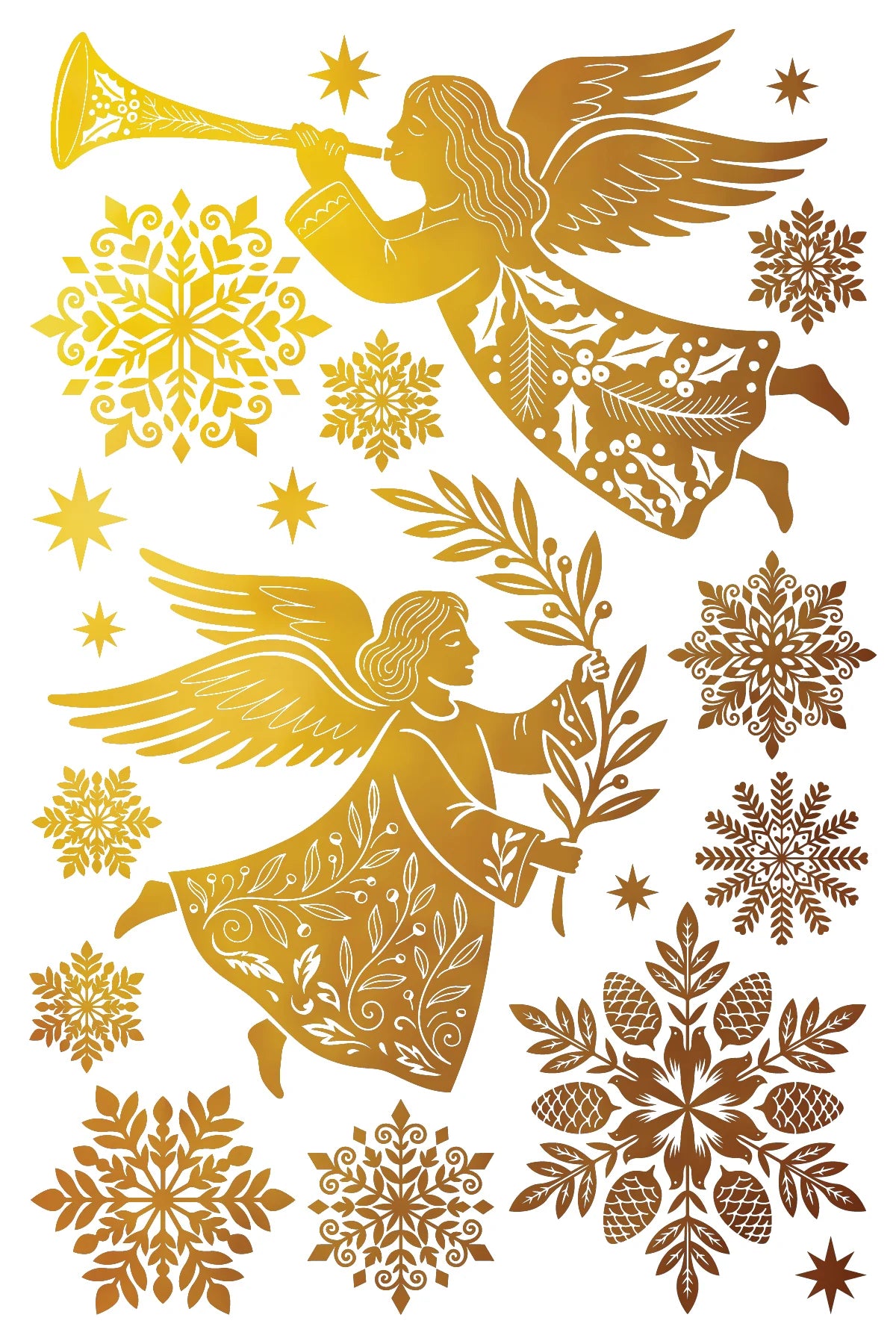 Gilded Transfer | ANGELS SING | IOD Iron Orchid Designs LIMITED EDITION