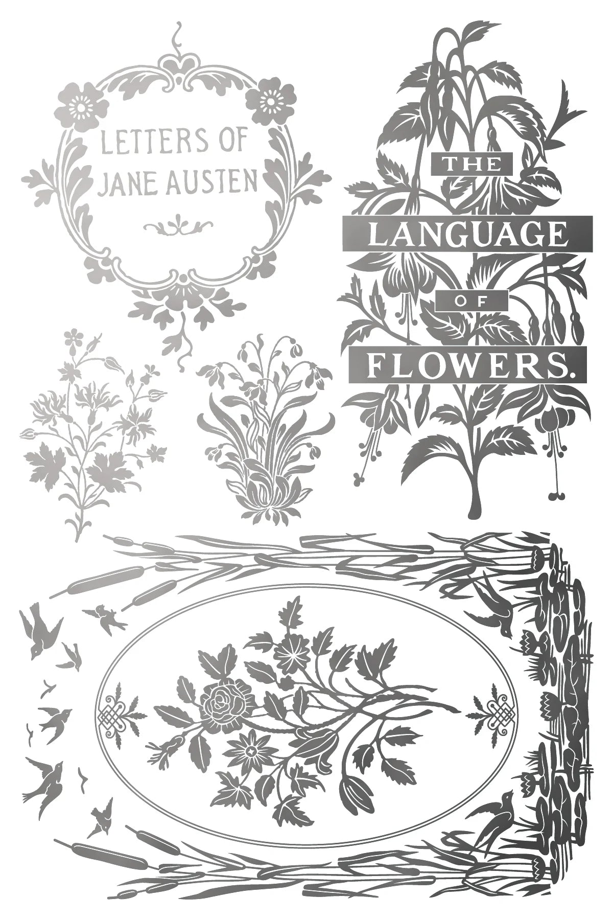 PRE-ORDER Gilded Transfer | ATHENAEUM | IOD Iron Orchid Designs