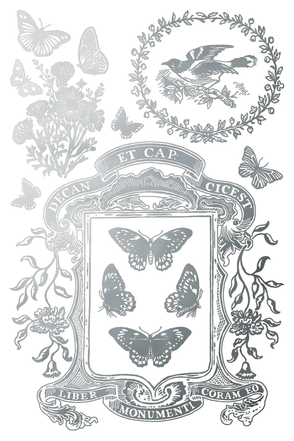 Gilded Transfer | PAPILLON | IOD Iron Orchid Designs