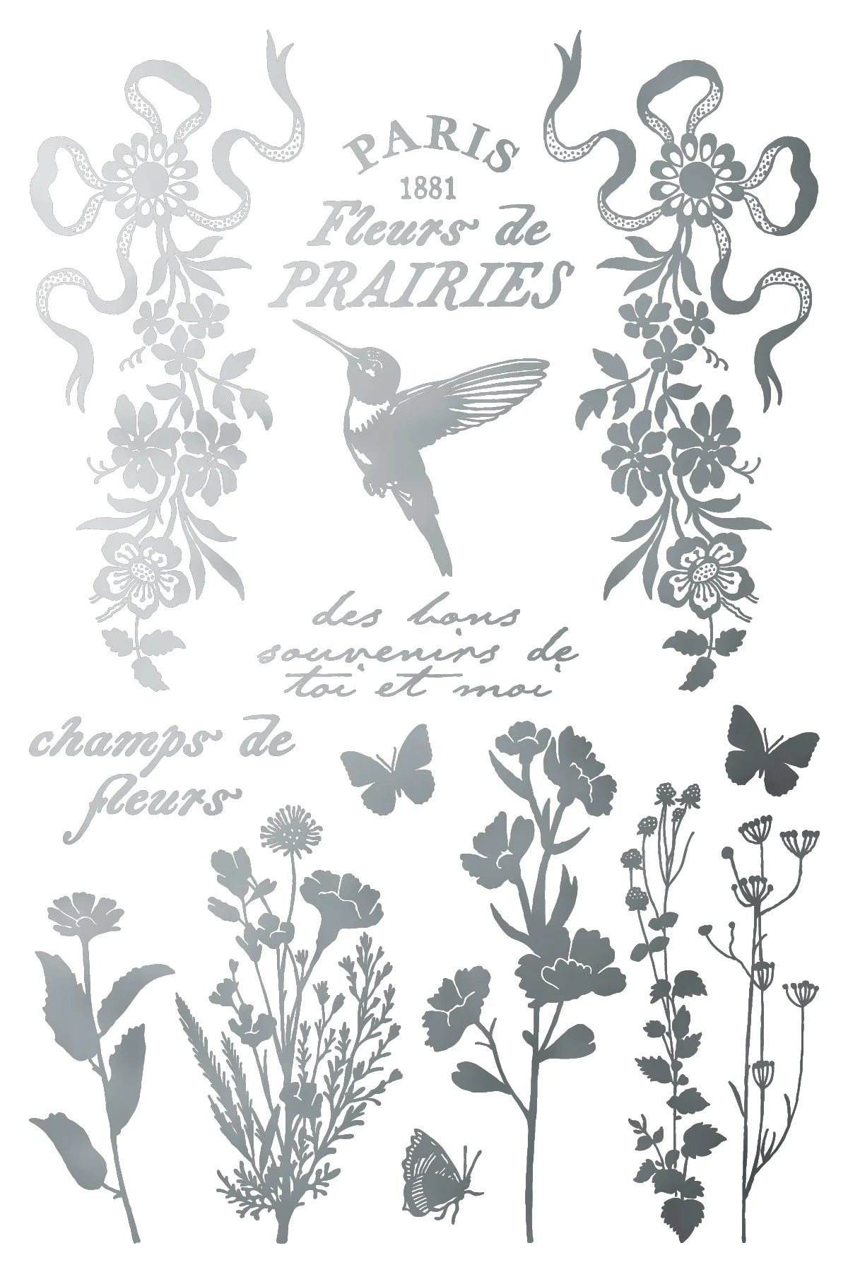 Gilded Transfer | PAPILLON | IOD Iron Orchid Designs