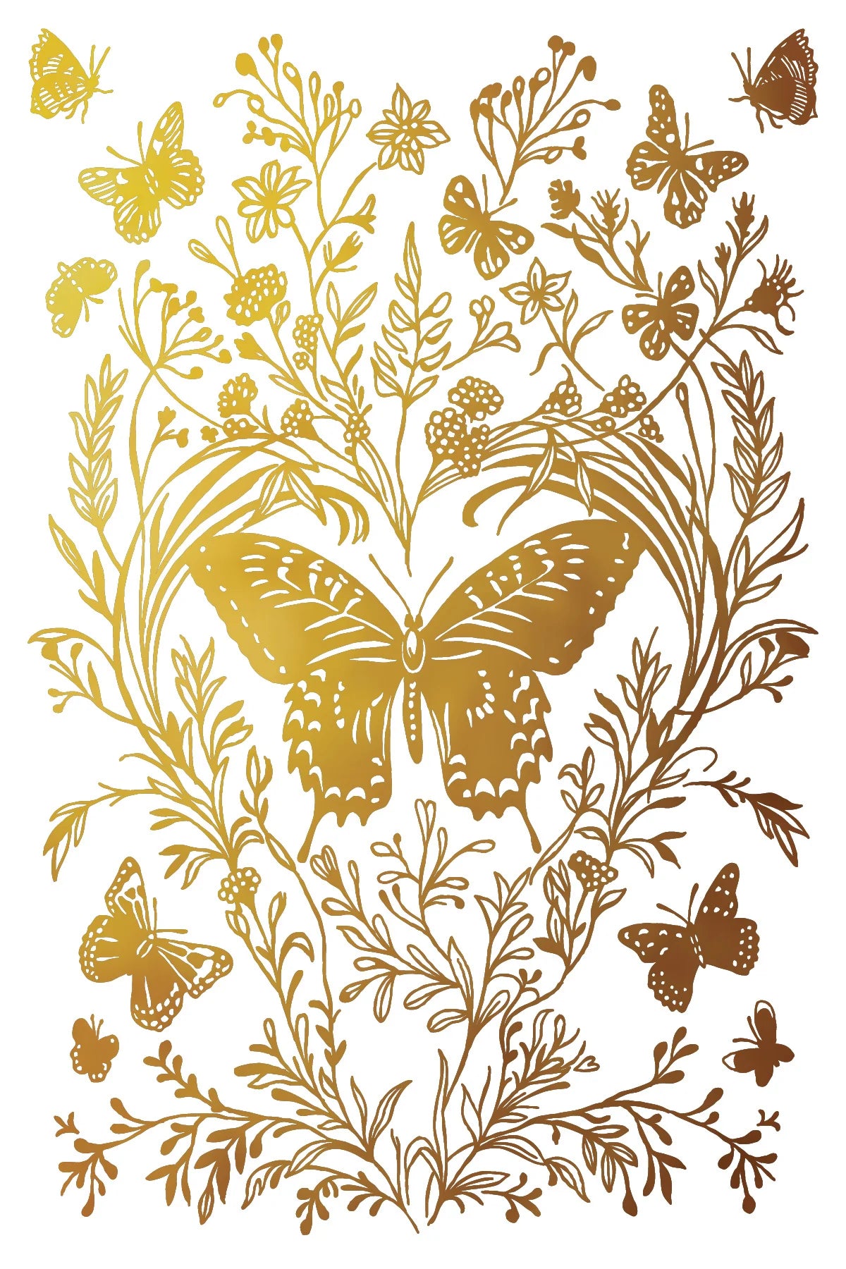 Gilded Transfer | PAPILLON | IOD Iron Orchid Designs